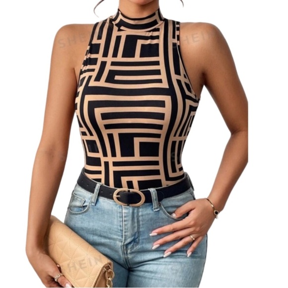 🛍️ 2/30 NWT Mock Neck Tank Top  Size XL - Picture 5 of 13